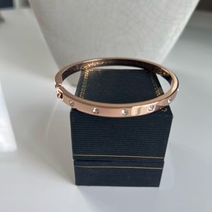 Rose gold Kate spade bracelet